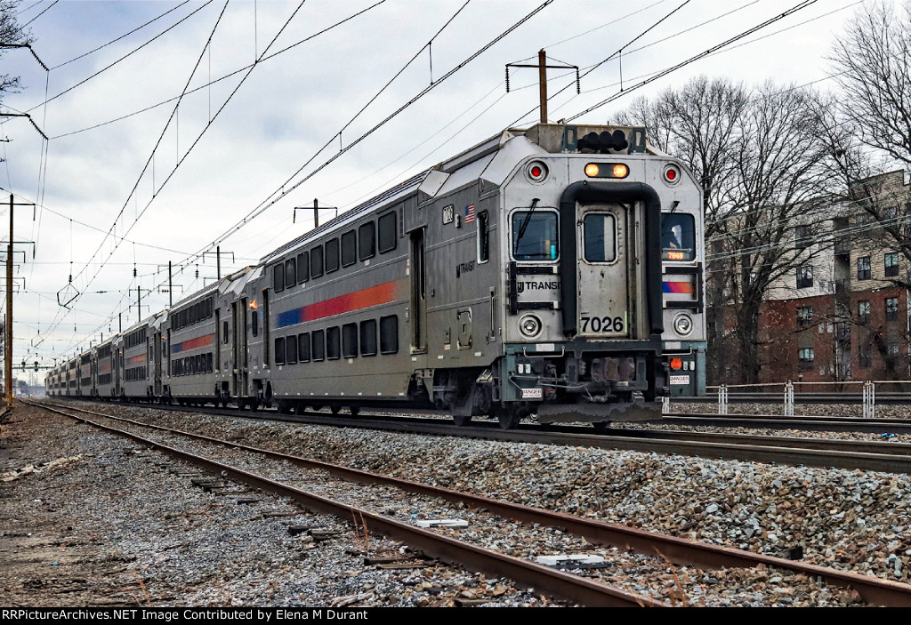 NJT 7026 on train 7840